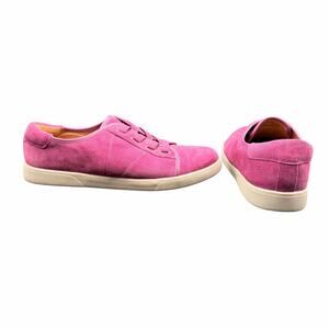 Vionic Jean Suede Sneakers Pink Magenta Women’s US 10 Comfort Lace-Up